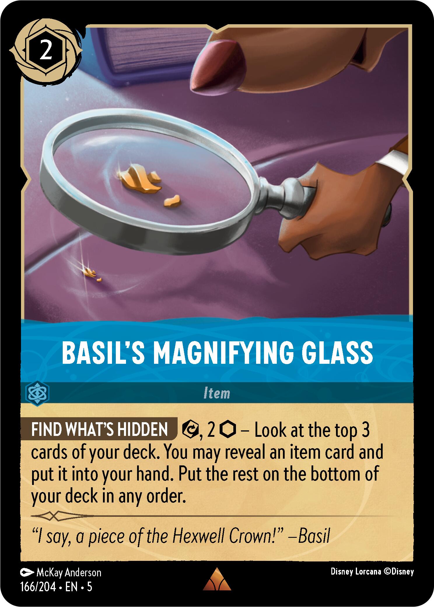 Basil's Magnifying Glass (166/204) [Shimmering Skies] | Good Games Adelaide SA