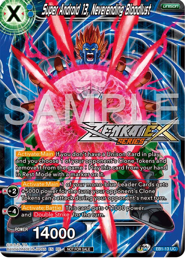 Super Android 13, Neverending Bloodlust (Event Pack 15) (EB1-13) [Promotion Cards] | Good Games Adelaide SA