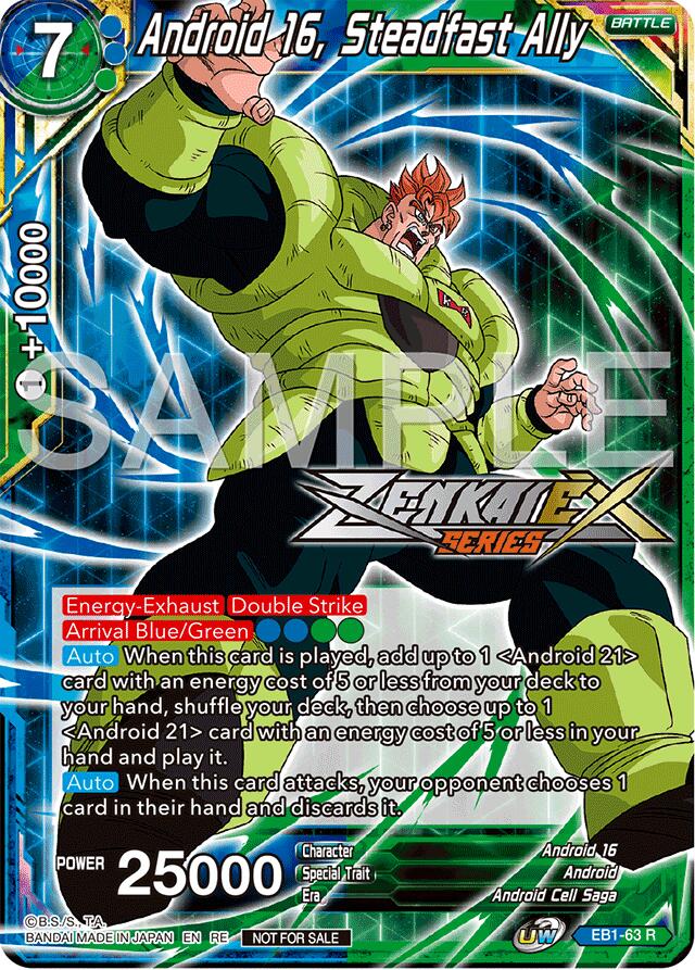 Android 16, Steadfast Ally (Event Pack 15) (EB1-63) [Promotion Cards] | Good Games Adelaide SA