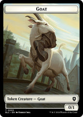 Goat // Wolf (032) Double-Sided Token [Bloomburrow Commander Tokens] | Good Games Adelaide SA