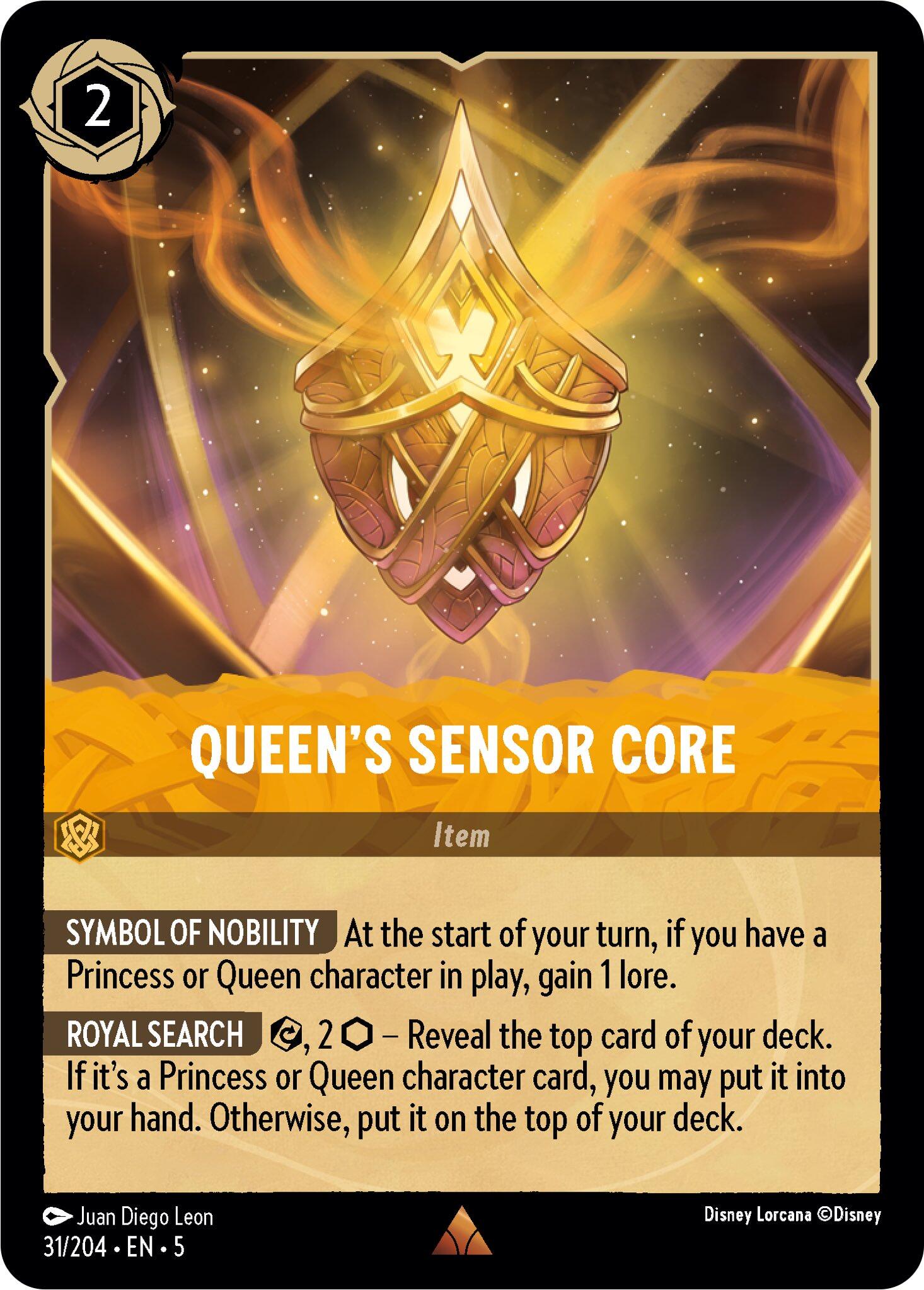 Queen's Sensor Core (31/204) [Shimmering Skies] | Good Games Adelaide SA