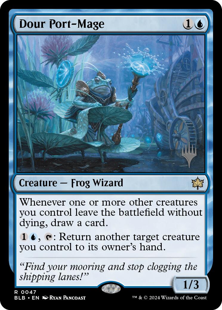 Dour Port-Mage (Promo Pack) [Bloomburrow Promos] | Good Games Adelaide SA