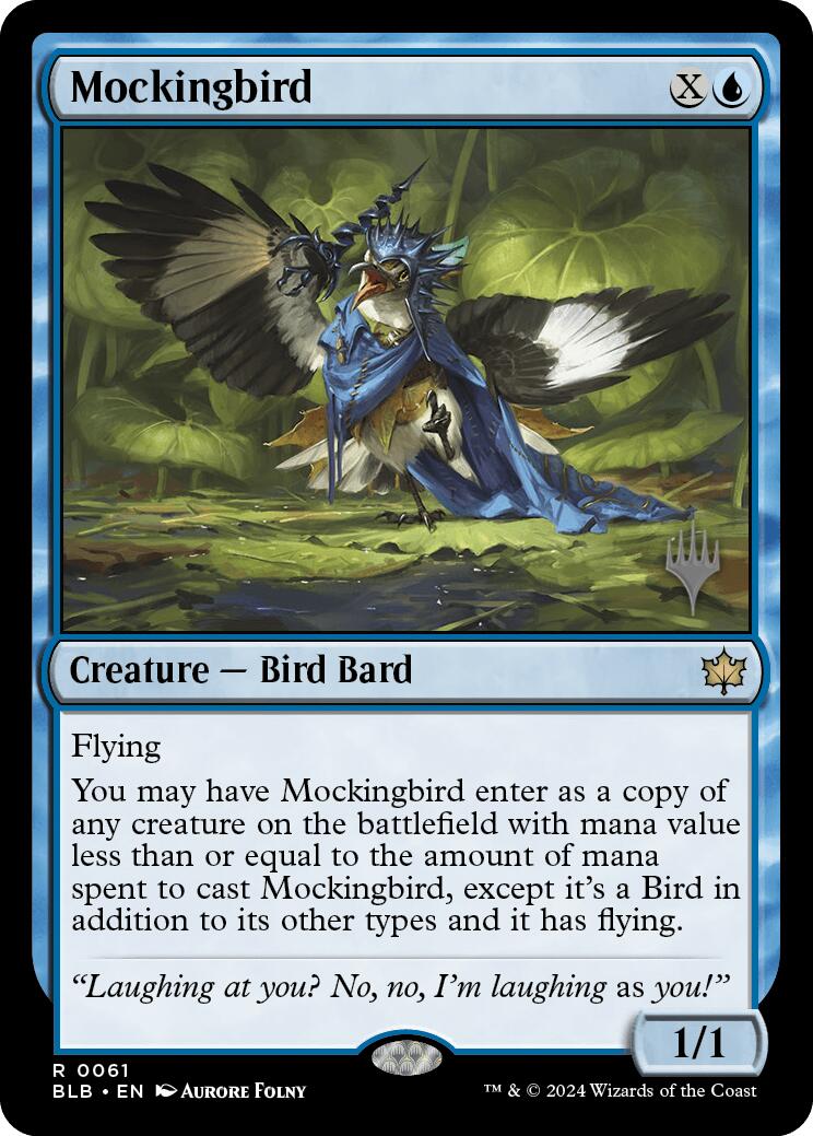 Mockingbird (Promo Pack) [Bloomburrow Promos] | Good Games Adelaide SA