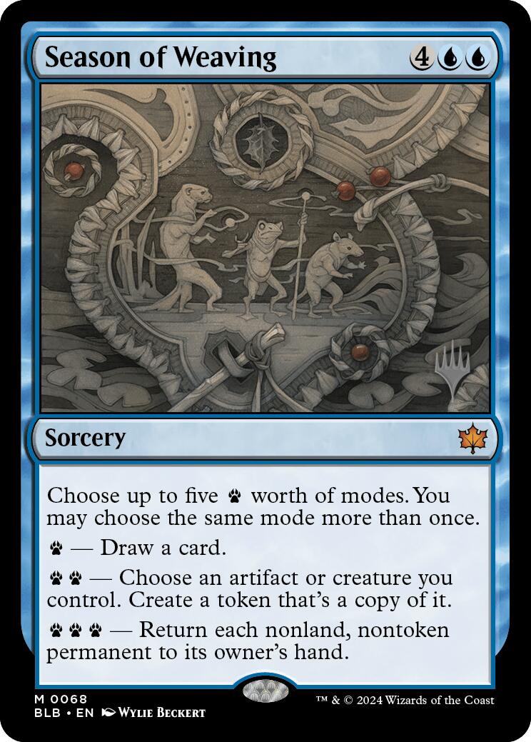 Season of Weaving (Promo Pack) [Bloomburrow Promos] | Good Games Adelaide SA