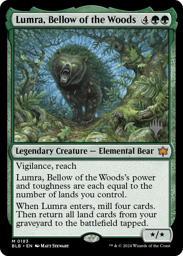 Lumra, Bellow of the Woods (Promo Pack) [Bloomburrow Promos] | Good Games Adelaide SA