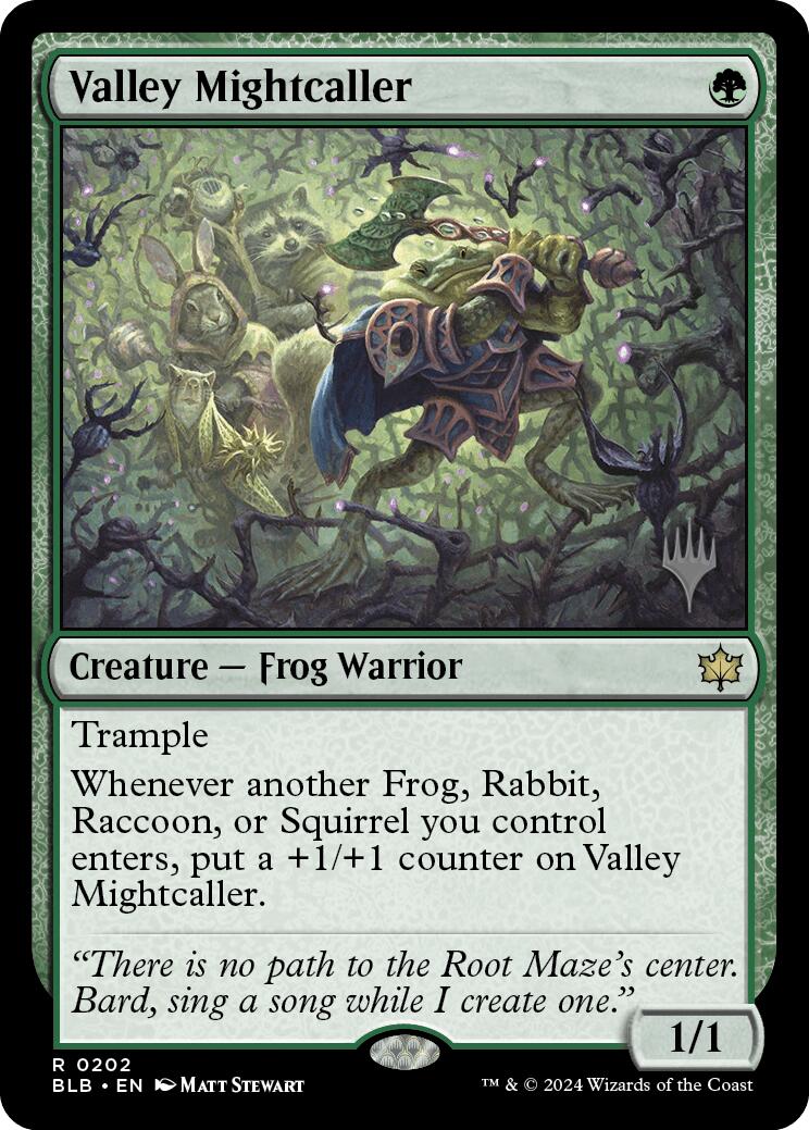 Valley Mightcaller (Promo Pack) [Bloomburrow Promos] | Good Games Adelaide SA