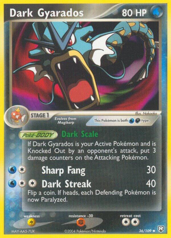 Dark Gyarados 36/109 (Team Rocket Returns)  | Good Games Adelaide SA