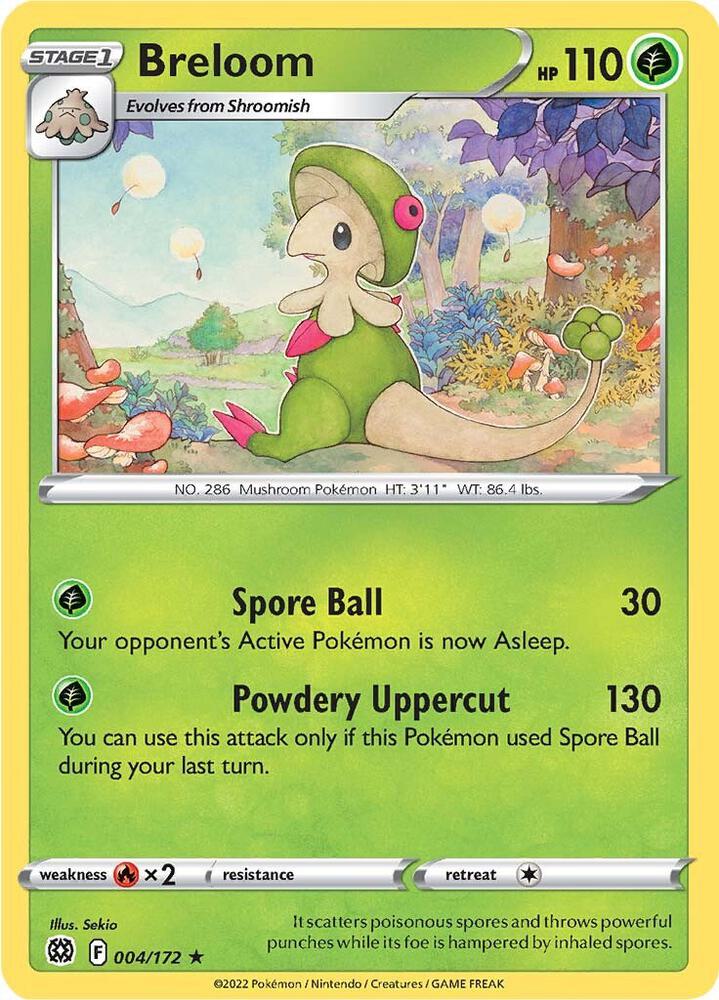 Breloom 004/172 (SWSH09: Brilliant Stars)  | Good Games Adelaide SA