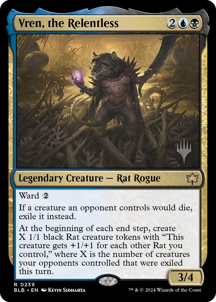 Vren, the Relentless (Promo Pack) [Bloomburrow Promos] | Good Games Adelaide SA