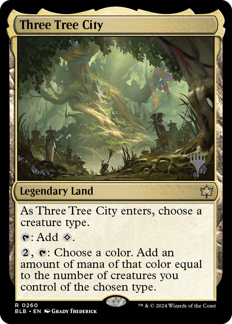 Three Tree City (Promo Pack) [Bloomburrow Promos] | Good Games Adelaide SA
