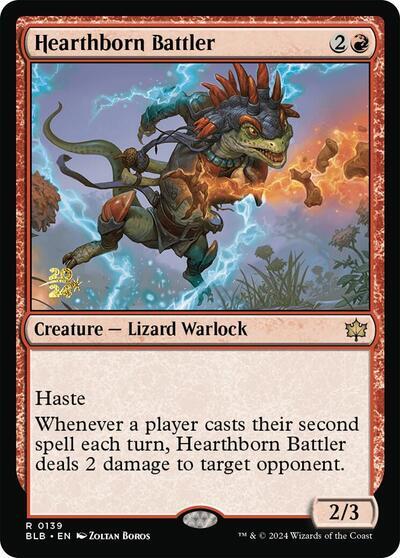 Hearthborn Battler [Bloomburrow Prerelease Promos] | Good Games Adelaide SA