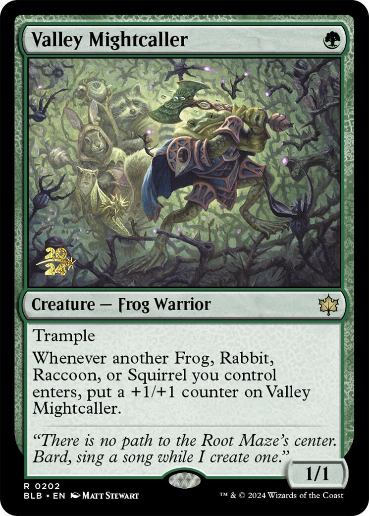 Valley Mightcaller [Bloomburrow Prerelease Promos] | Good Games Adelaide SA
