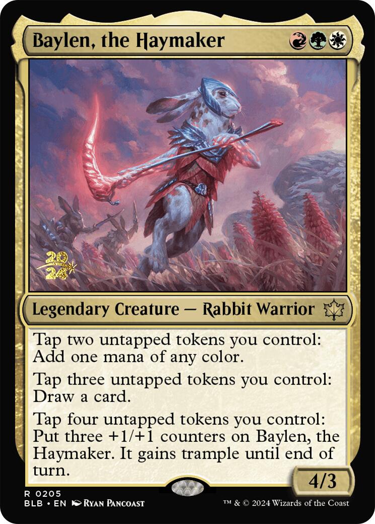 Baylen, the Haymaker [Bloomburrow Prerelease Promos] | Good Games Adelaide SA