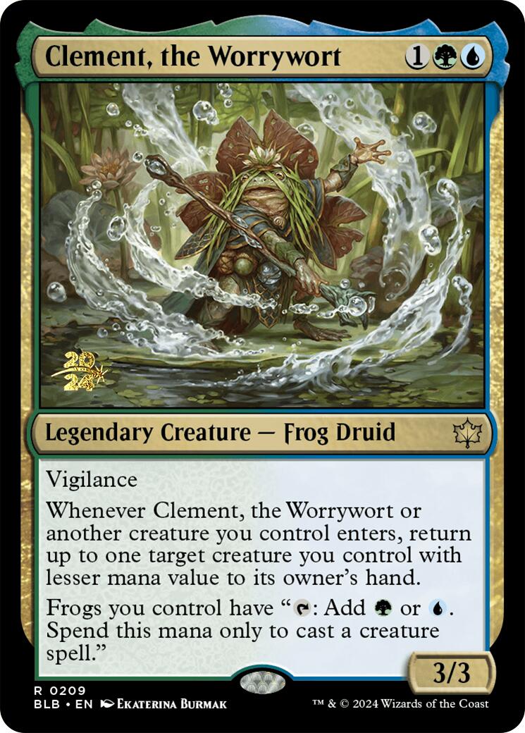Clement, the Worrywort [Bloomburrow Prerelease Promos] | Good Games Adelaide SA