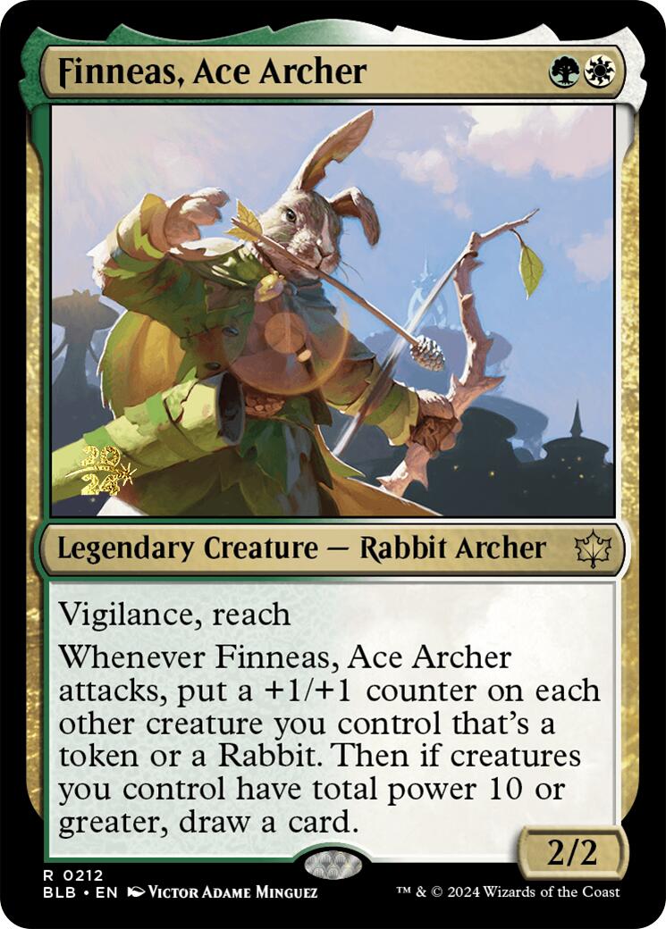 Finneas, Ace Archer [Bloomburrow Prerelease Promos] | Good Games Adelaide SA