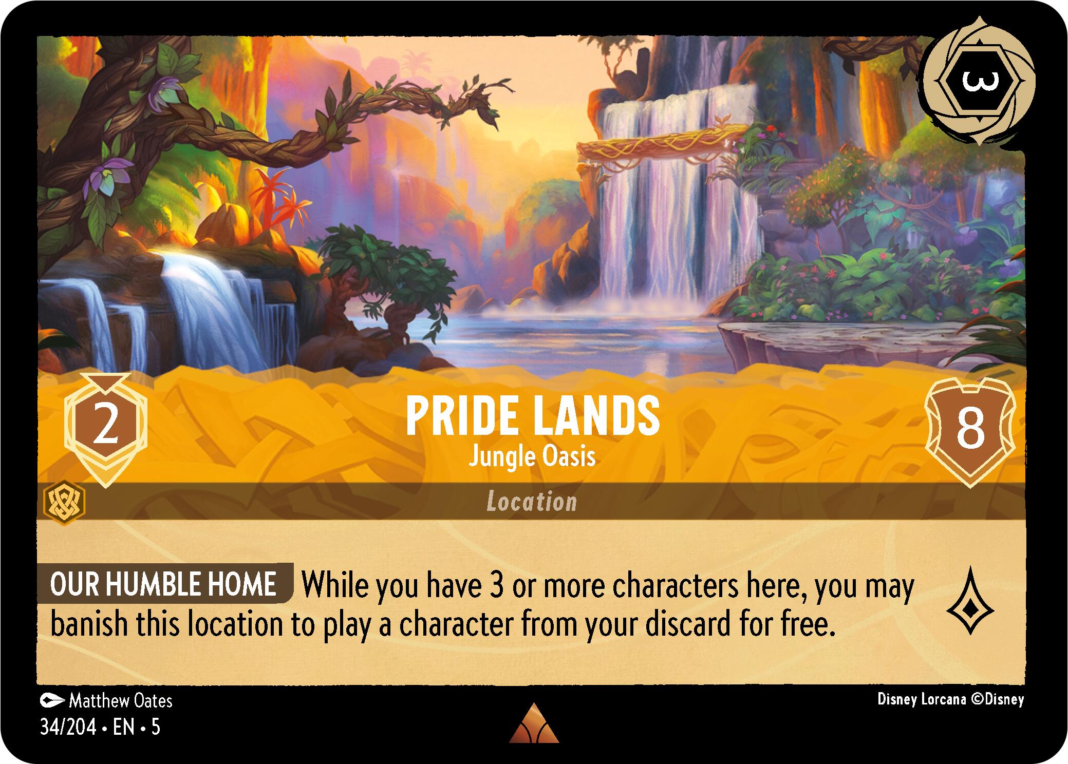 Pride Lands - Jungle Oasis (34/204) [Shimmering Skies] | Good Games Adelaide SA