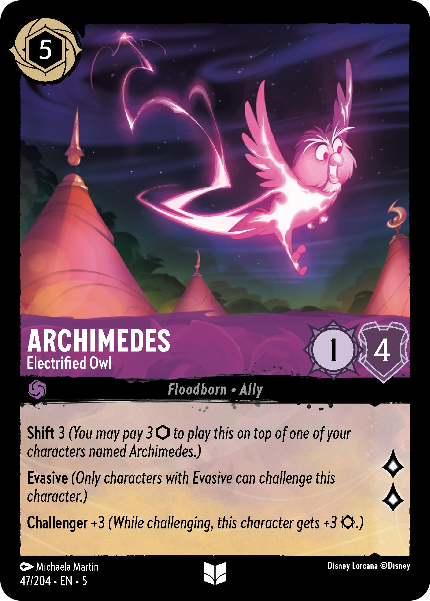 Archimedes - Electrified Owl (47/204) [Shimmering Skies] | Good Games Adelaide SA