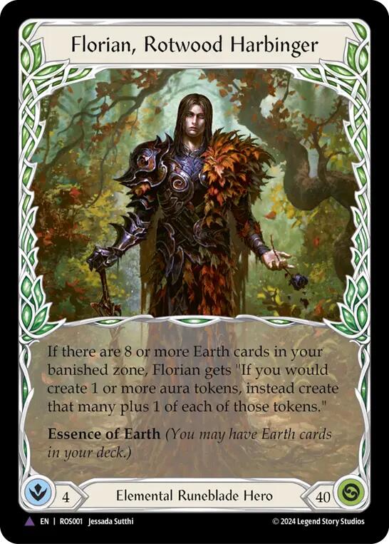 Florian, Rotwood Harbringer (Marvel) [ROS001-MV] (Rosetta)  Cold Foil | Good Games Adelaide SA
