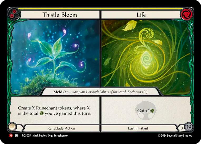 Thistle Bloom // Life [ROS005] (Rosetta)  Rainbow Foil | Good Games Adelaide SA
