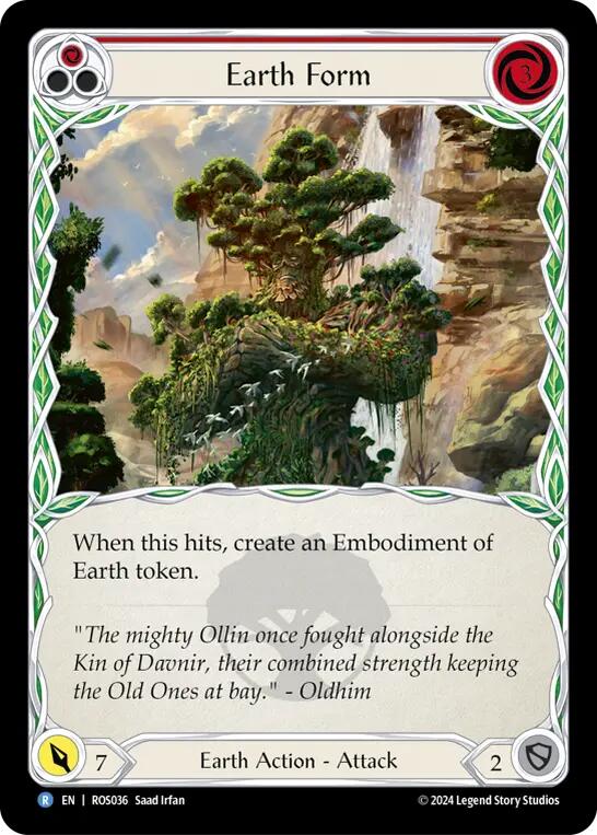 Earth Form (Red) [ROS036] (Rosetta)  Rainbow Foil | Good Games Adelaide SA
