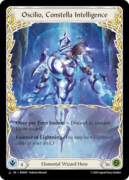 Oscilio, Constella Intelligence (Marvel) [ROS019] (Rosetta)  Cold Foil | Good Games Adelaide SA