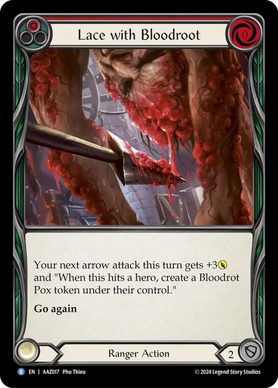 Lace with Bloodrot [AAZ017] (Armory Deck: Kayo) | Good Games Adelaide SA