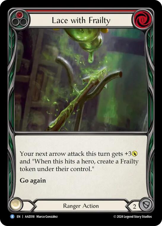 Lace with Frailty [AAZ018] (Armory Deck: Kayo) | Good Games Adelaide SA