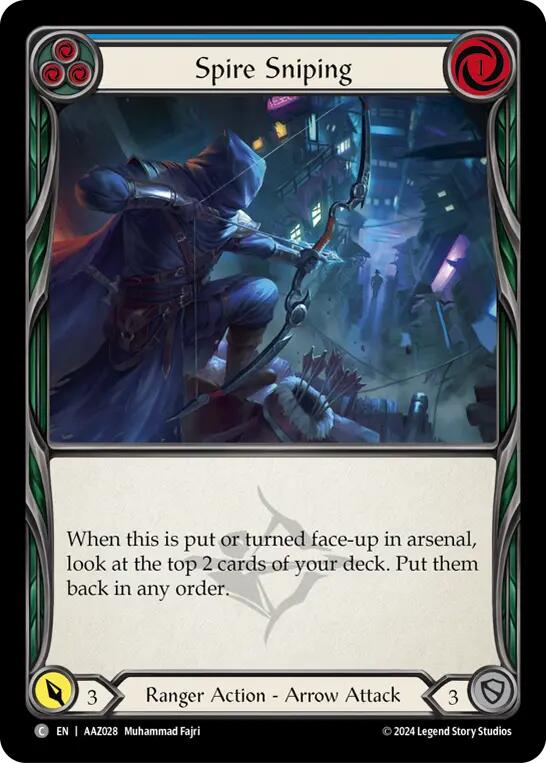Spire Sniping (Blue) [AAZ028] (Armory Deck: Kayo) | Good Games Adelaide SA