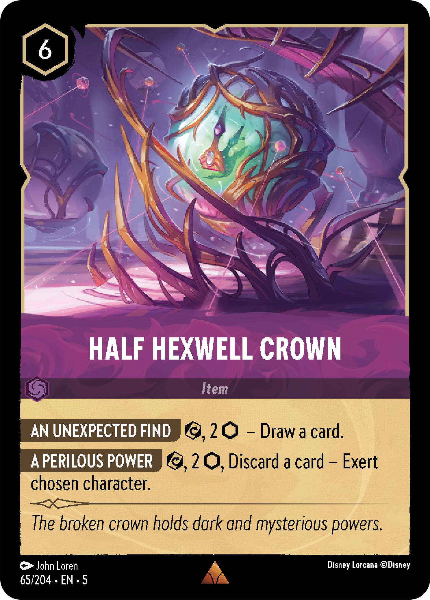Half Hexwell Crown (65/204) [Shimmering Skies] | Good Games Adelaide SA
