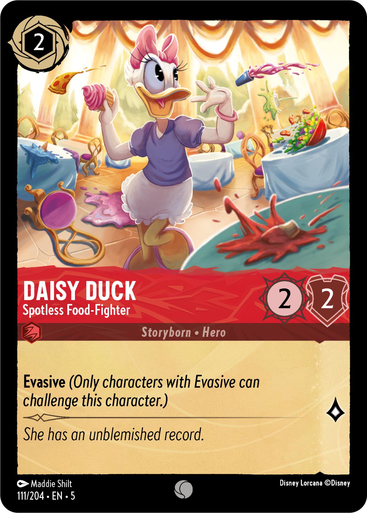 Daisy Duck - Spotless Food-Fighter (111/204) [Shimmering Skies] | Good Games Adelaide SA