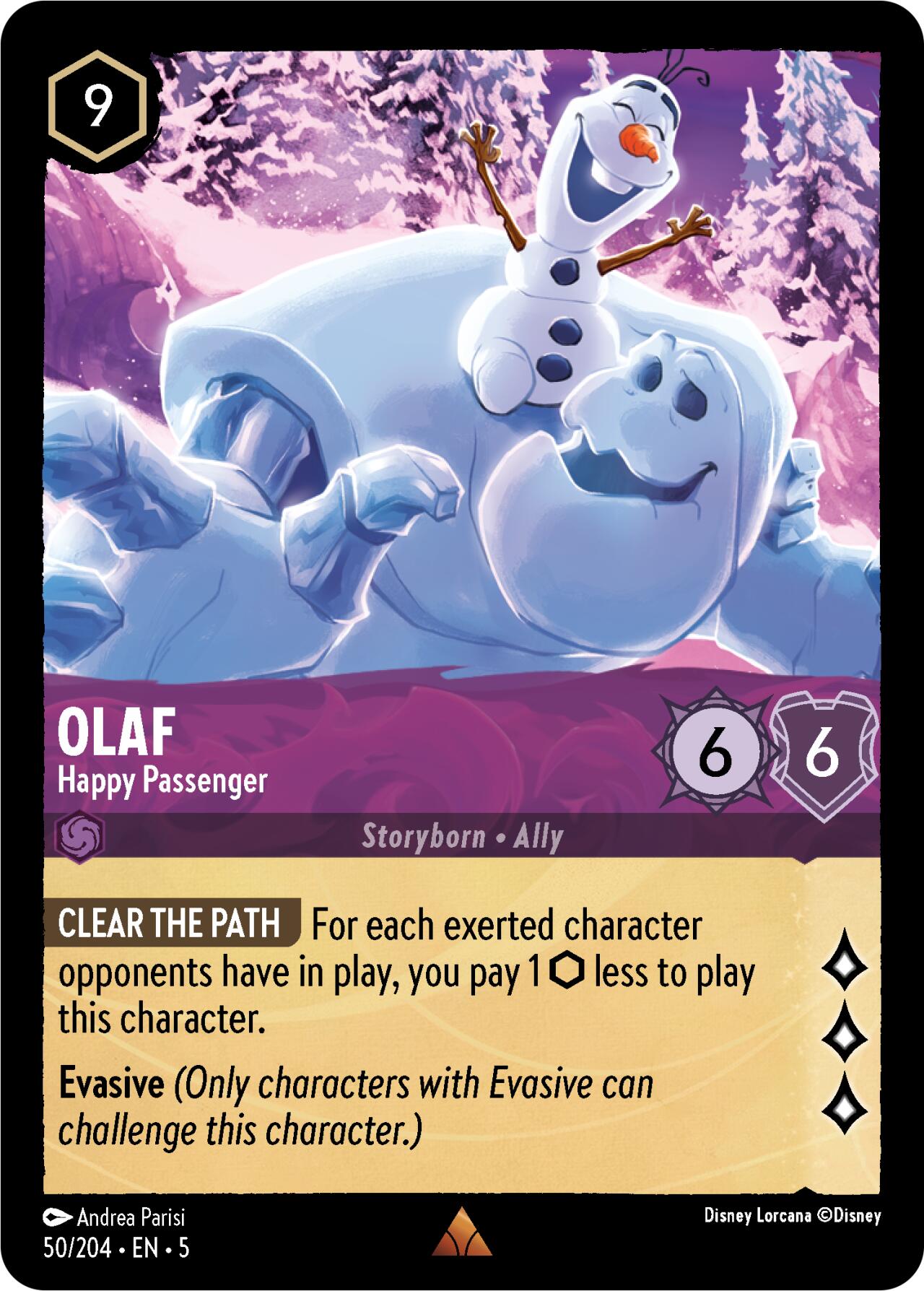 Olaf - Happy Passenger (50/204) [Shimmering Skies] | Good Games Adelaide SA