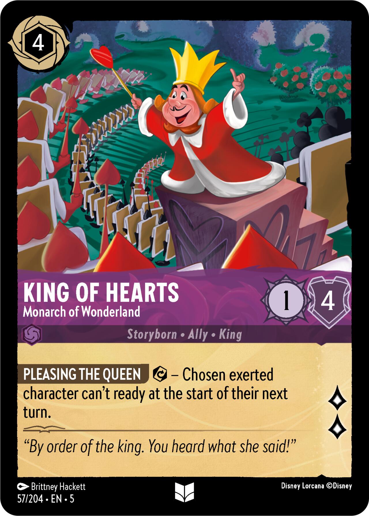 King of Hearts - Monarch of Wonderland (57/204) [Shimmering Skies] | Good Games Adelaide SA