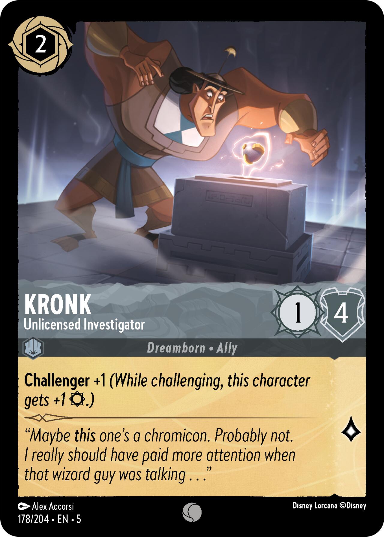 Kronk - Unlicensed Investigator (178/204) [Shimmering Skies] | Good Games Adelaide SA