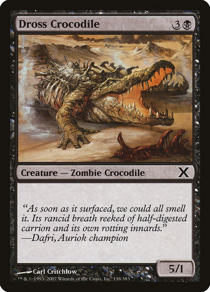Dross Crocodile 138 (10th Edition)  | Good Games Adelaide SA