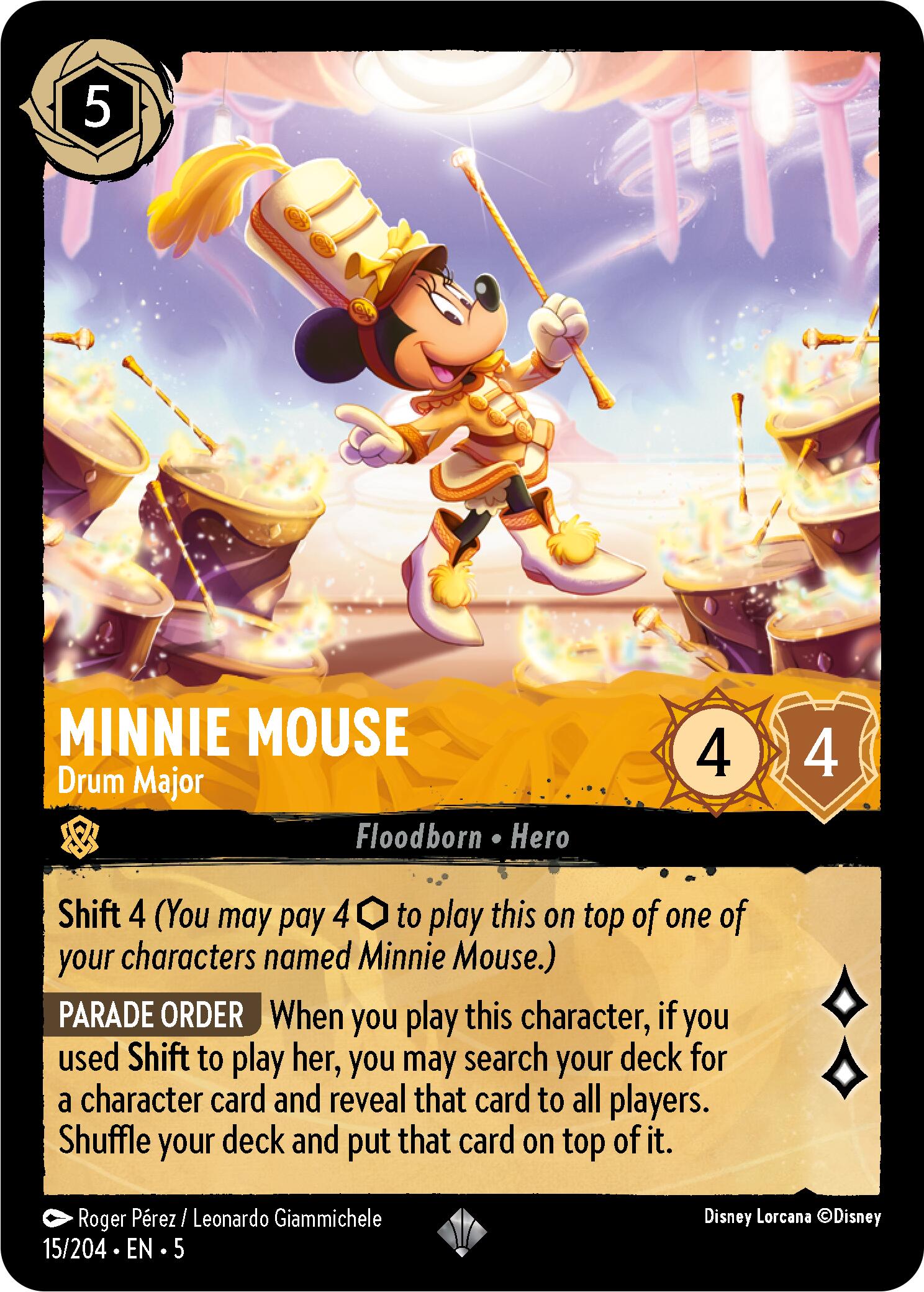 Minnie Mouse - Drum Major (15/204) [Shimmering Skies] | Good Games Adelaide SA