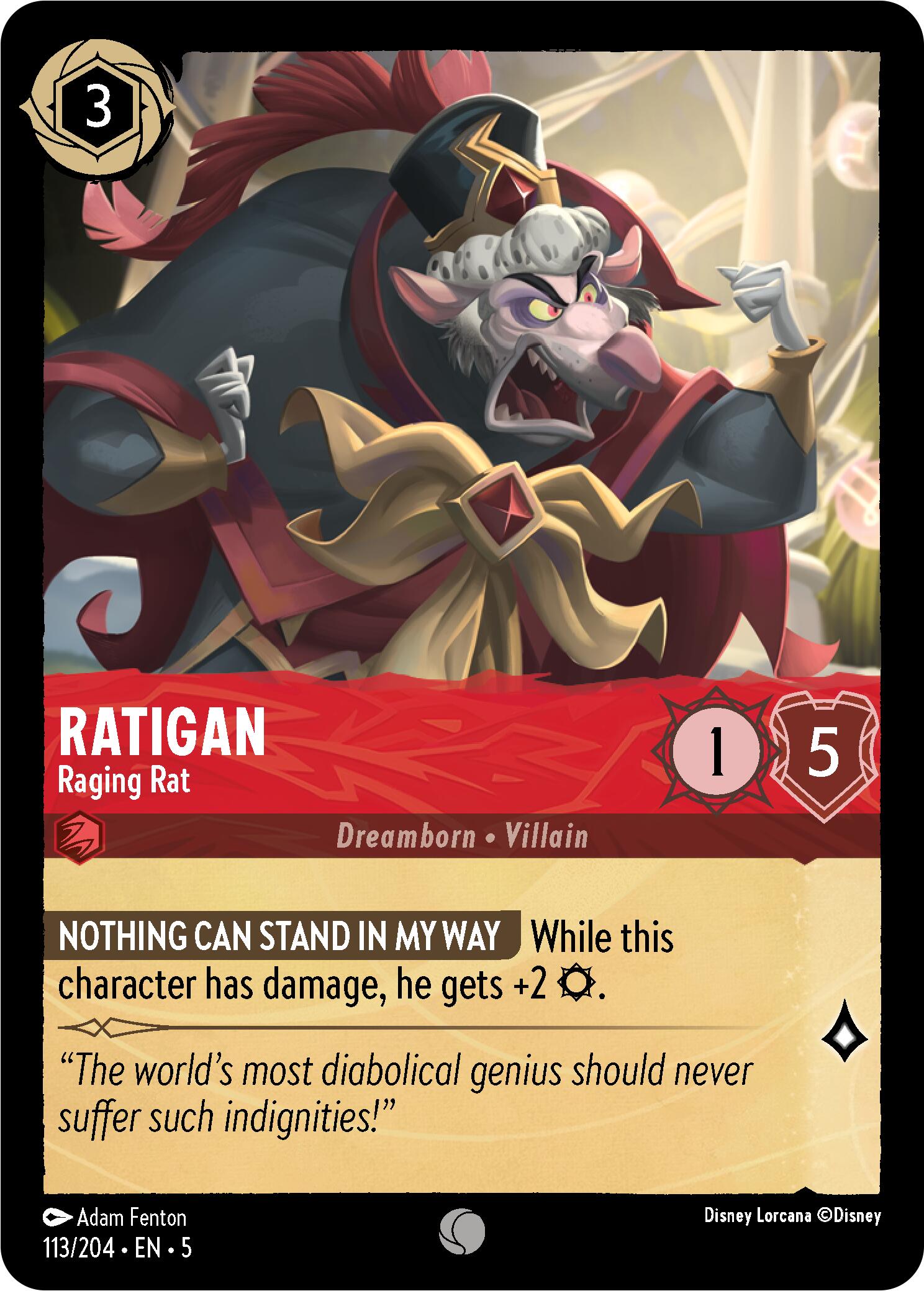 Ratigan - Raging Rat (113/204) [Shimmering Skies] | Good Games Adelaide SA