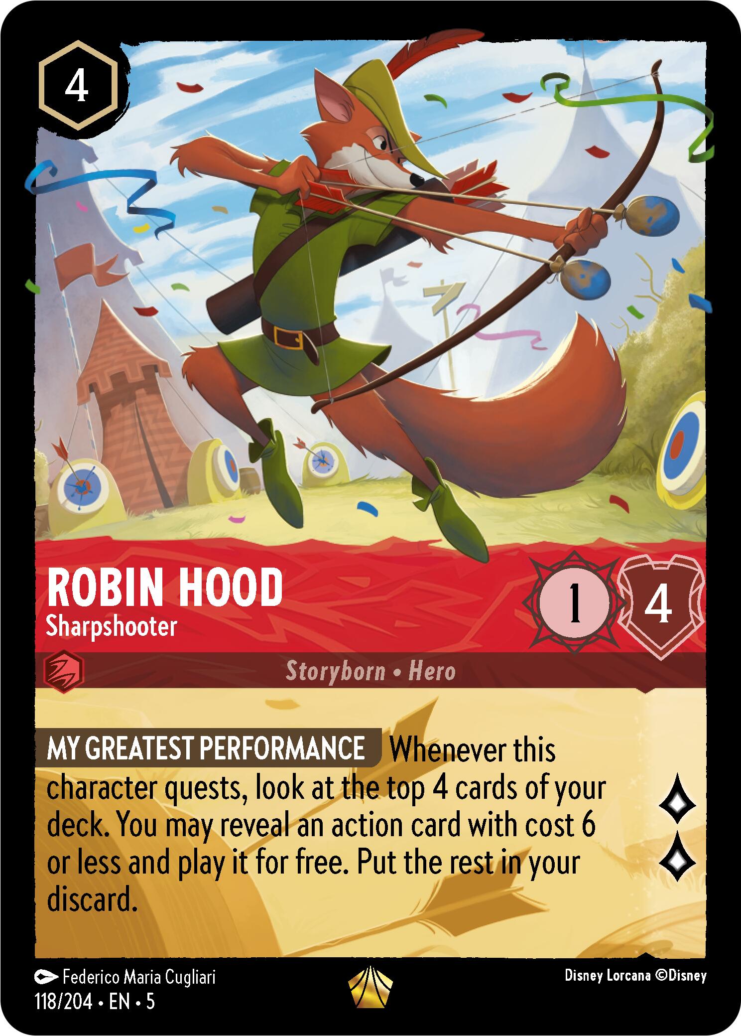 Robin Hood - Sharpshooter (118/204) [Shimmering Skies] | Good Games Adelaide SA