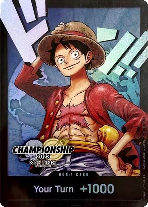 DON!! Card (Monkey.D.Luffy) (2023 World Championship Finals) [One Piece Promotion Cards] | Good Games Adelaide SA