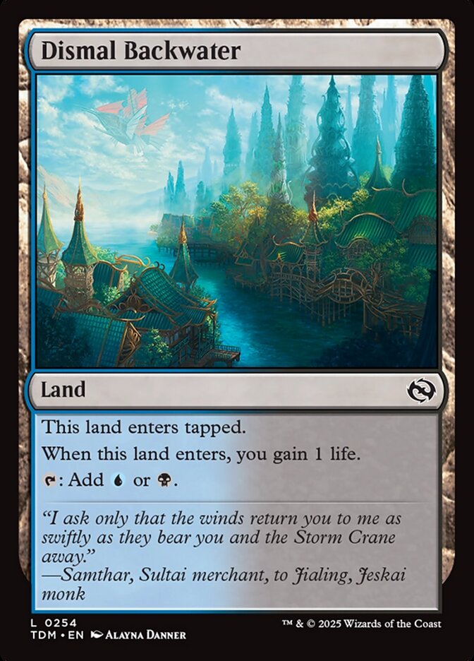 Dismal Backwater 254 (Tarkir: Dragonstorm)  | Good Games Adelaide SA