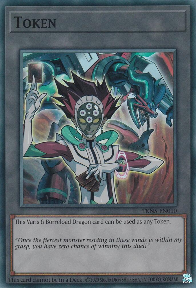 Token: Varis and Borreload Dragon [TKN5-EN010] Super Rare | Good Games Adelaide SA