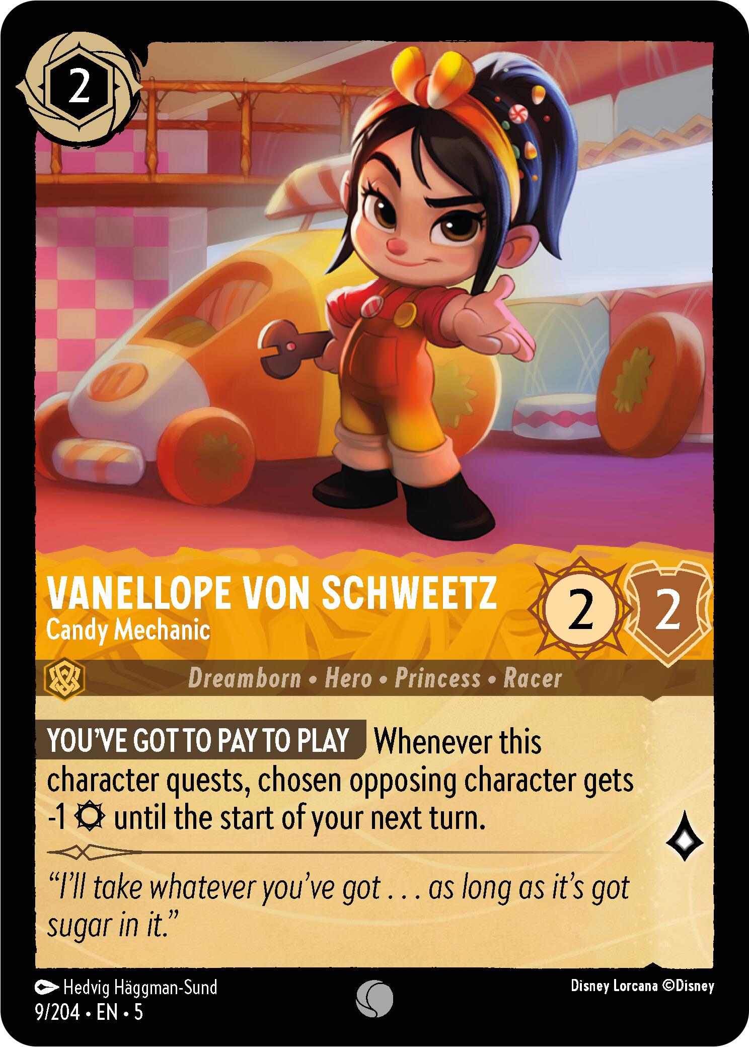 Vanellope von Schweetz - Candy Mechanic (9/204) [Shimmering Skies] | Good Games Adelaide SA