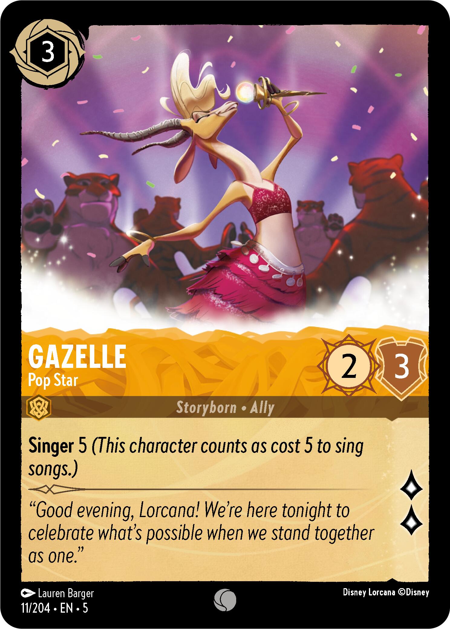 Gazelle - Pop Star (11/204) [Shimmering Skies] | Good Games Adelaide SA