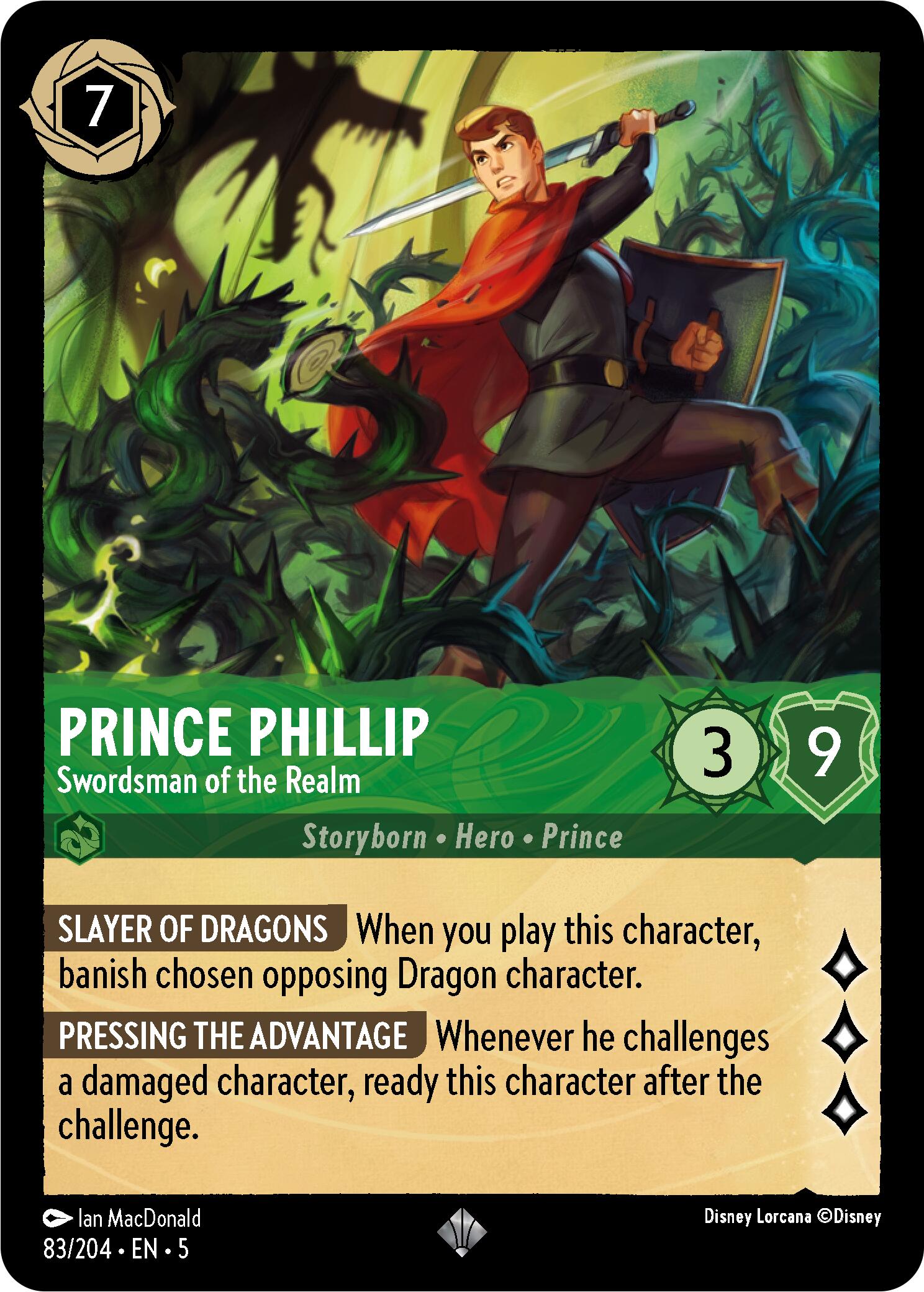 Prince Phillip - Swordsman of the Realm (83/204) [Shimmering Skies] | Good Games Adelaide SA