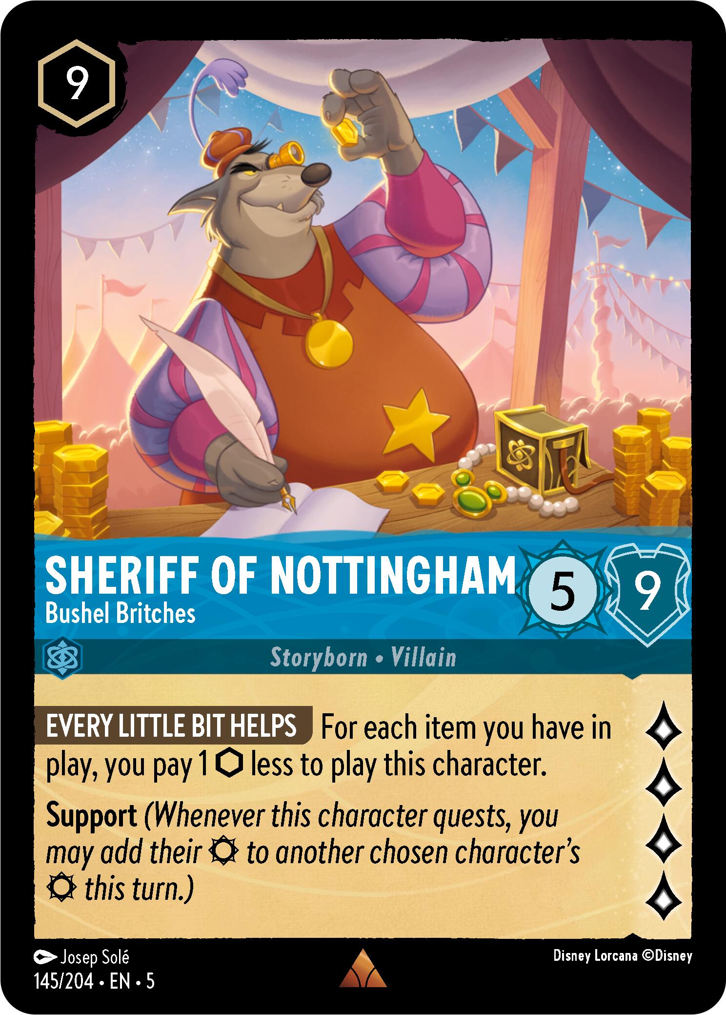 Sheriff of Nottingham - Bushel Britches (145/204) [Shimmering Skies] | Good Games Adelaide SA