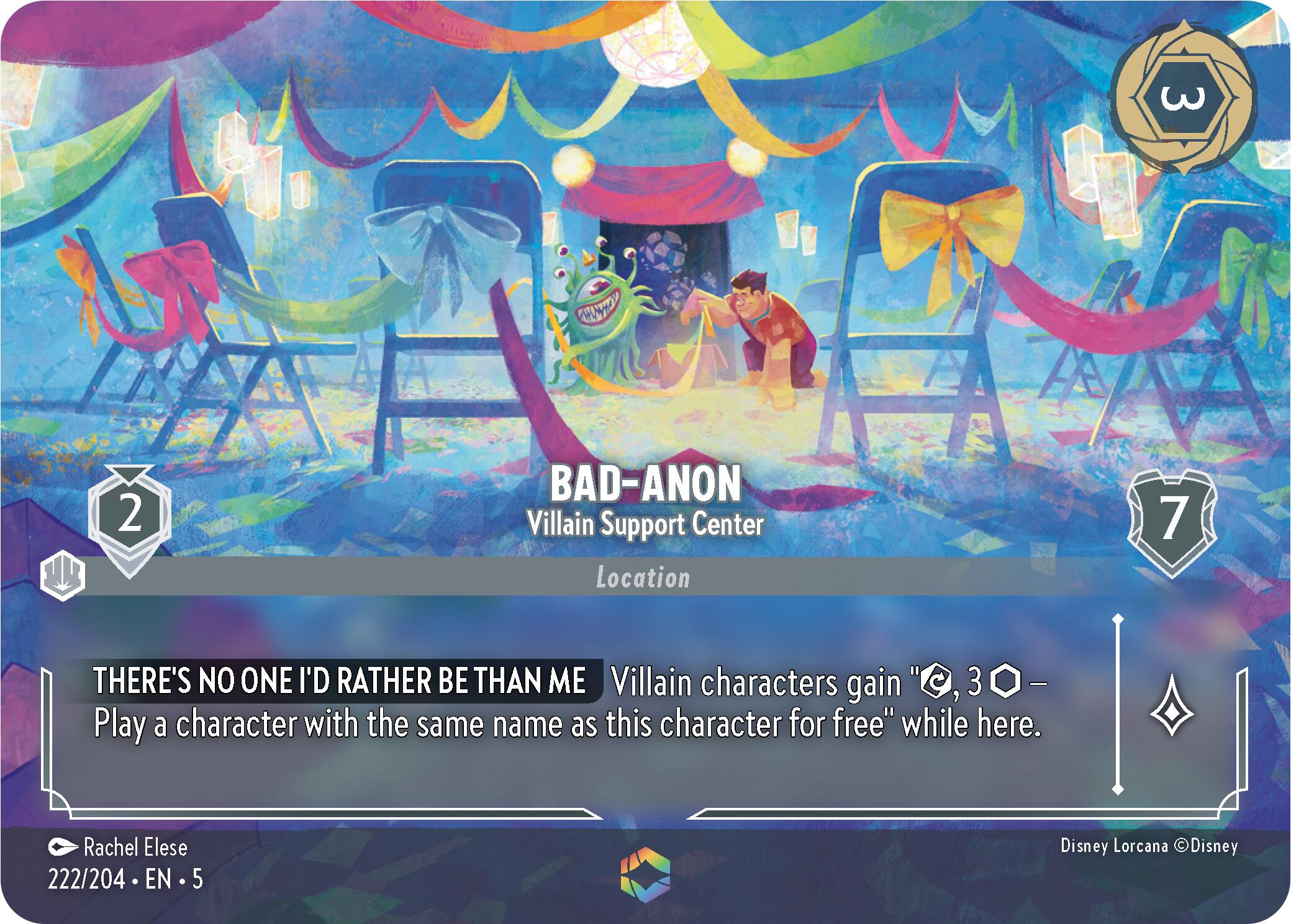 Bad-Anon - Villain Support Center (Enchanted) (222/204) [Shimmering Skies] | Good Games Adelaide SA