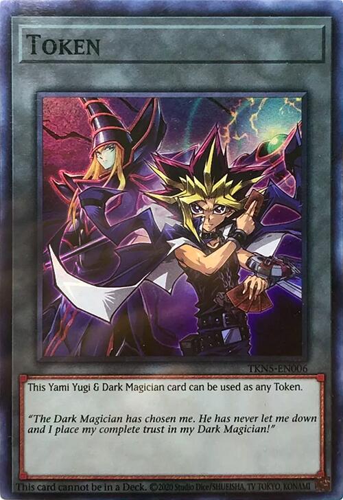 Token: Yami Yugi & Dark Magician [TKN5-EN006] Super Rare | Good Games Adelaide SA