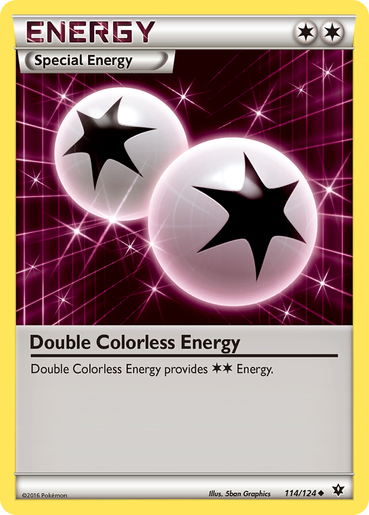 Double Colorless Energy (114/124) [XY: Fates Collide] | Good Games Adelaide SA