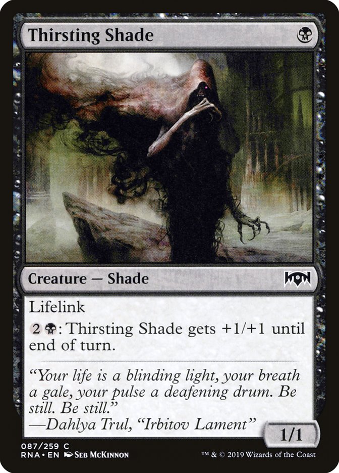Thirsting Shade [Ravnica Allegiance] | Good Games Adelaide SA