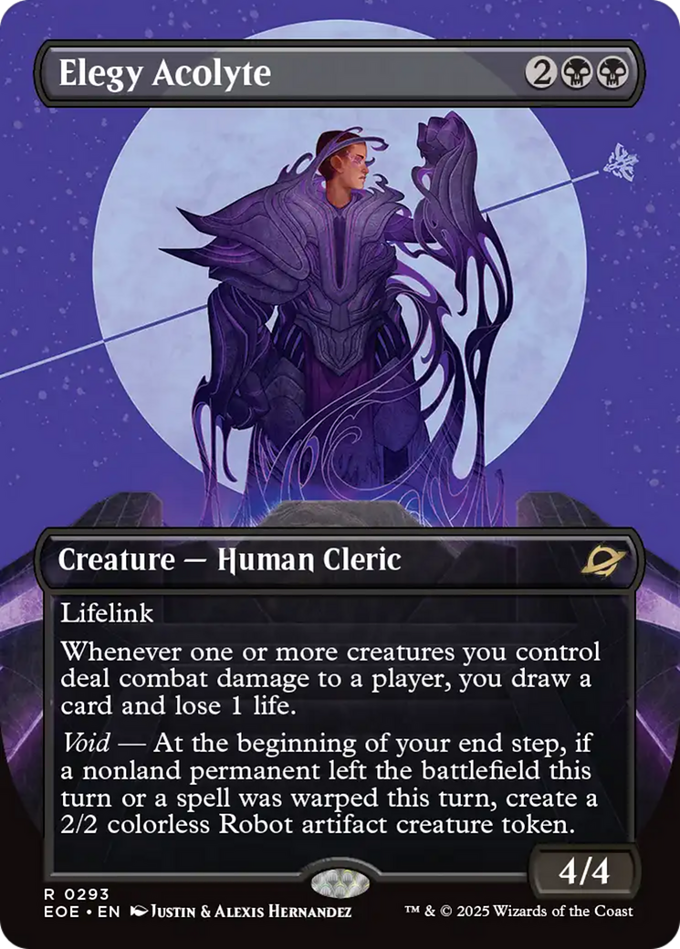 Elegy Acolyte (Borderless) [Edge of Eternities] | Good Games Adelaide SA