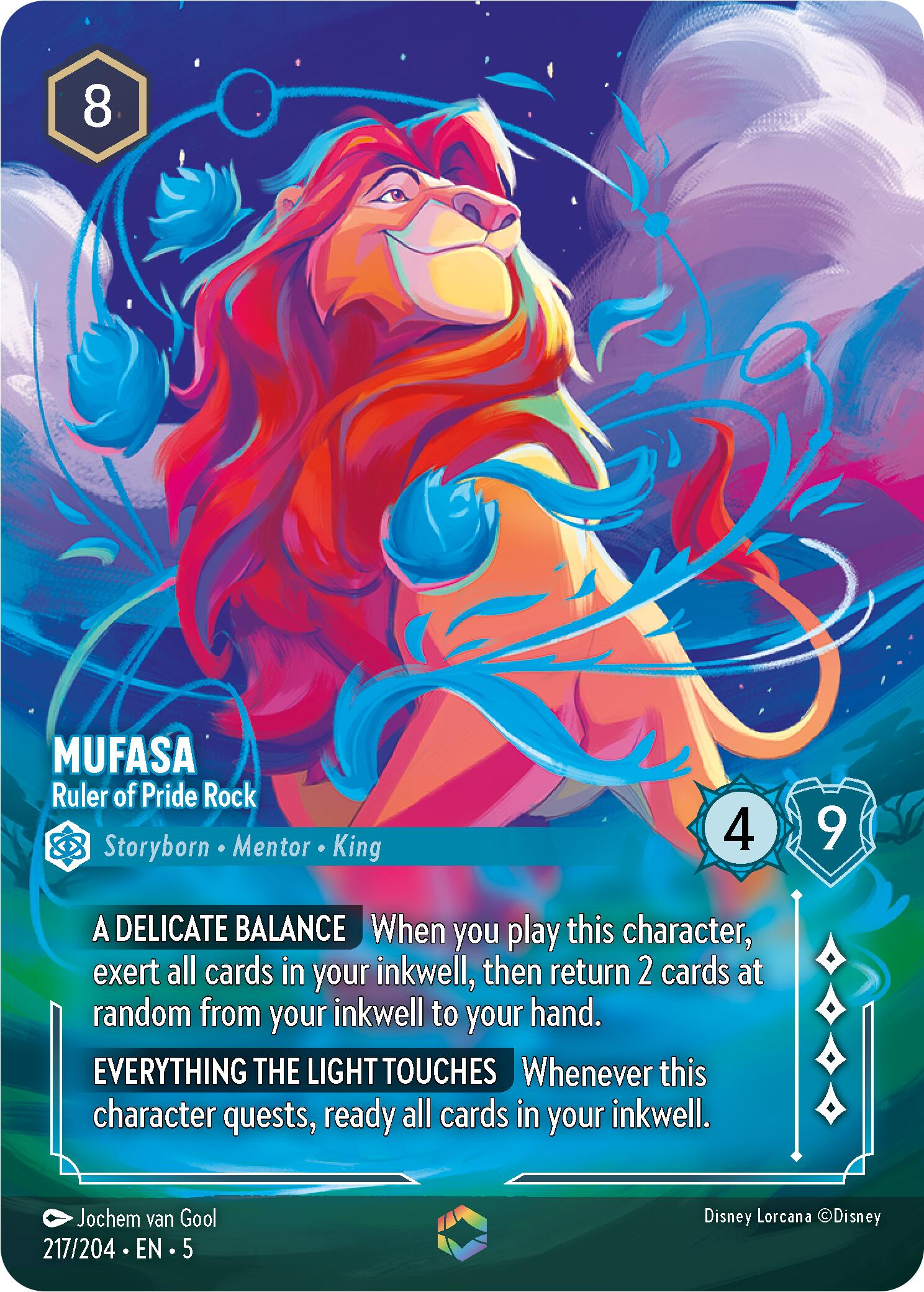 Mufasa - Ruler of Pride Rock (Enchanted) (217/204) [Shimmering Skies] | Good Games Adelaide SA